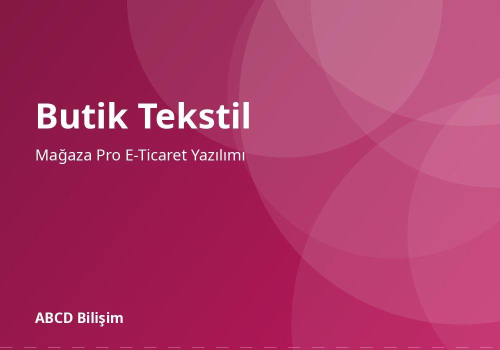 Butik Tekstil στιγμιότυπο οθόνης ιστοτόπου